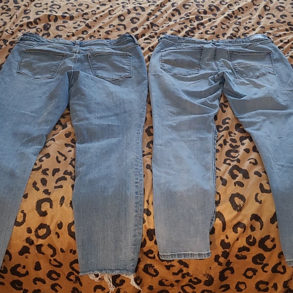 2 pair of size 12 stretch jeans - Picture 5 of 7